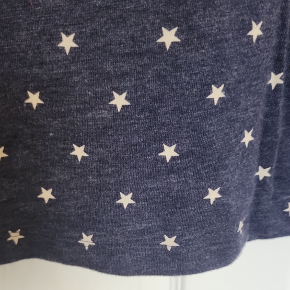 XL Old Navy Navy Blue And White Star Pattern Mini Dress - Picture 5 of 9